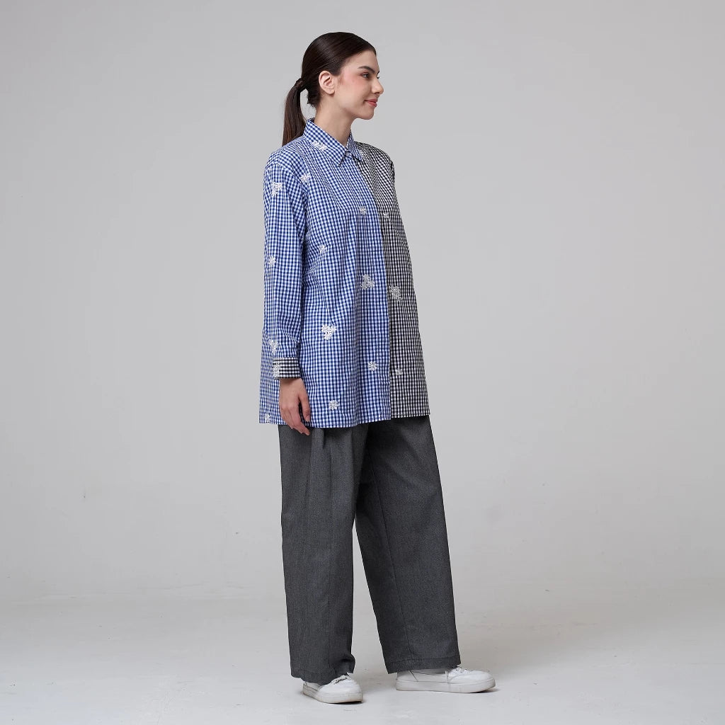 Oversize Duo Tartan - Aumone