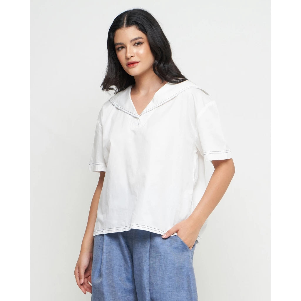 Sailor Top White - Alexalexa