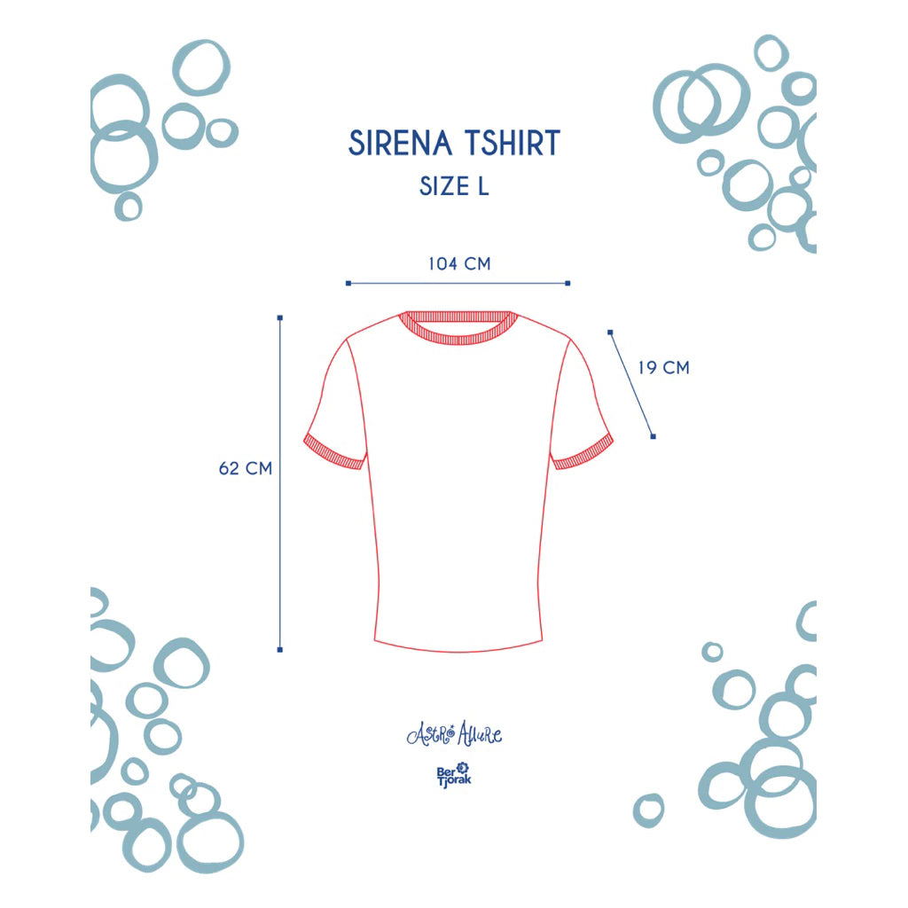 Sirena TShirt White - Bertjorak