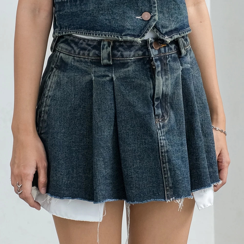 Madison Denim Skirt - Ambra La Moda