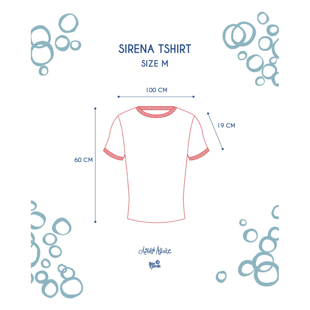 Sirena TShirt White - Bertjorak