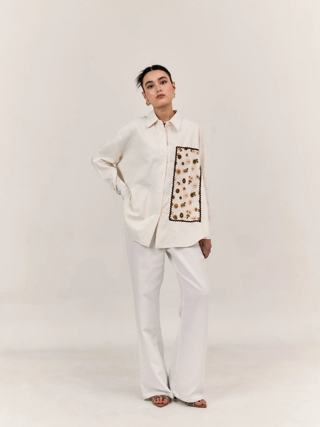 Anjani Shirt Cream - Mine