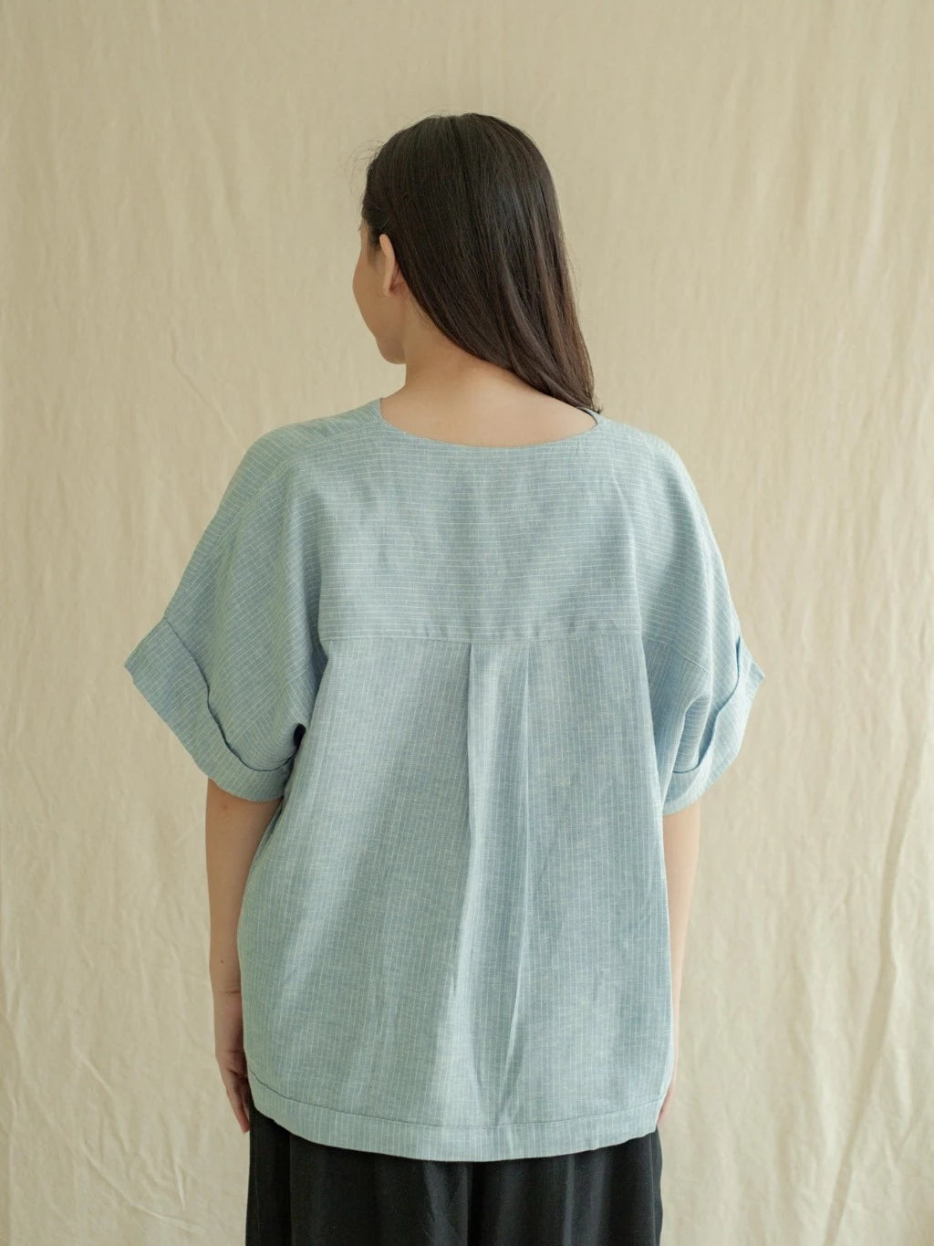 Nala Shirt Salur - Labuan Linen Wear