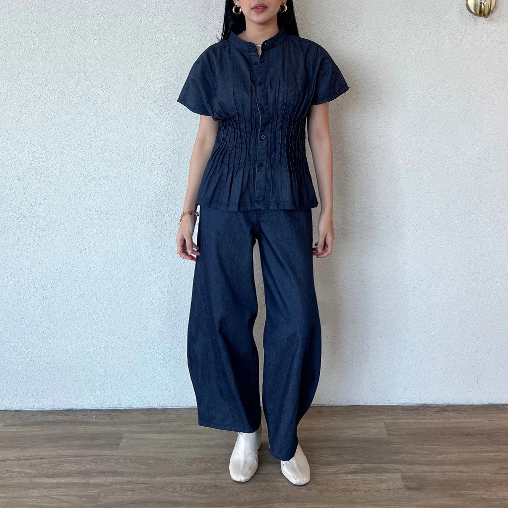 Mirael Denim Vest - Bling It On