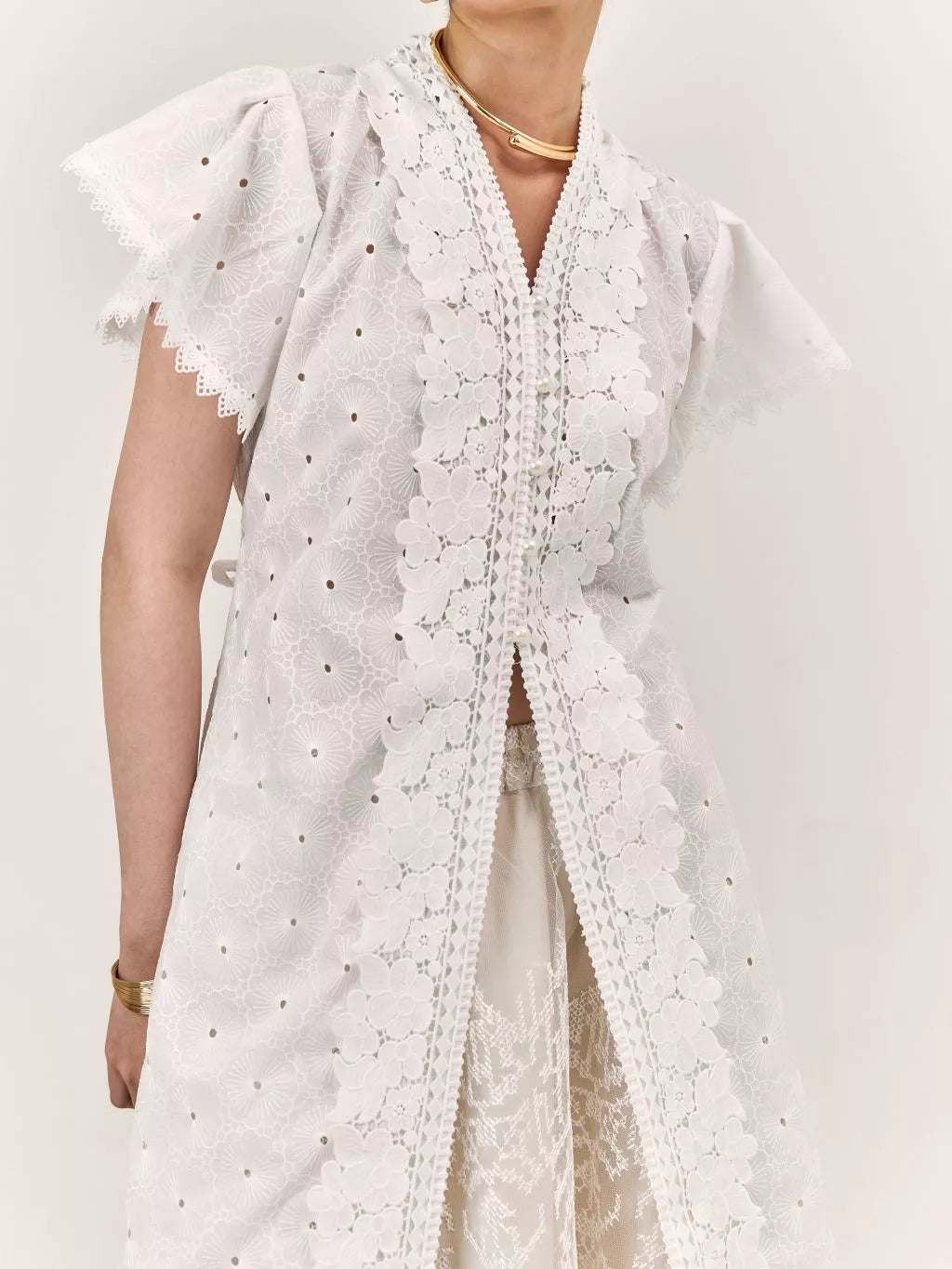 Leina Raya Tunic Broken White - Mine
