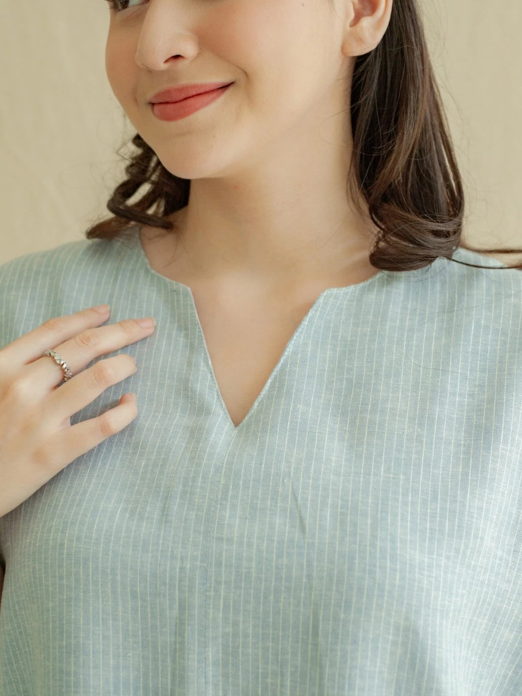 Nala Shirt Salur - Labuan Linen Wear