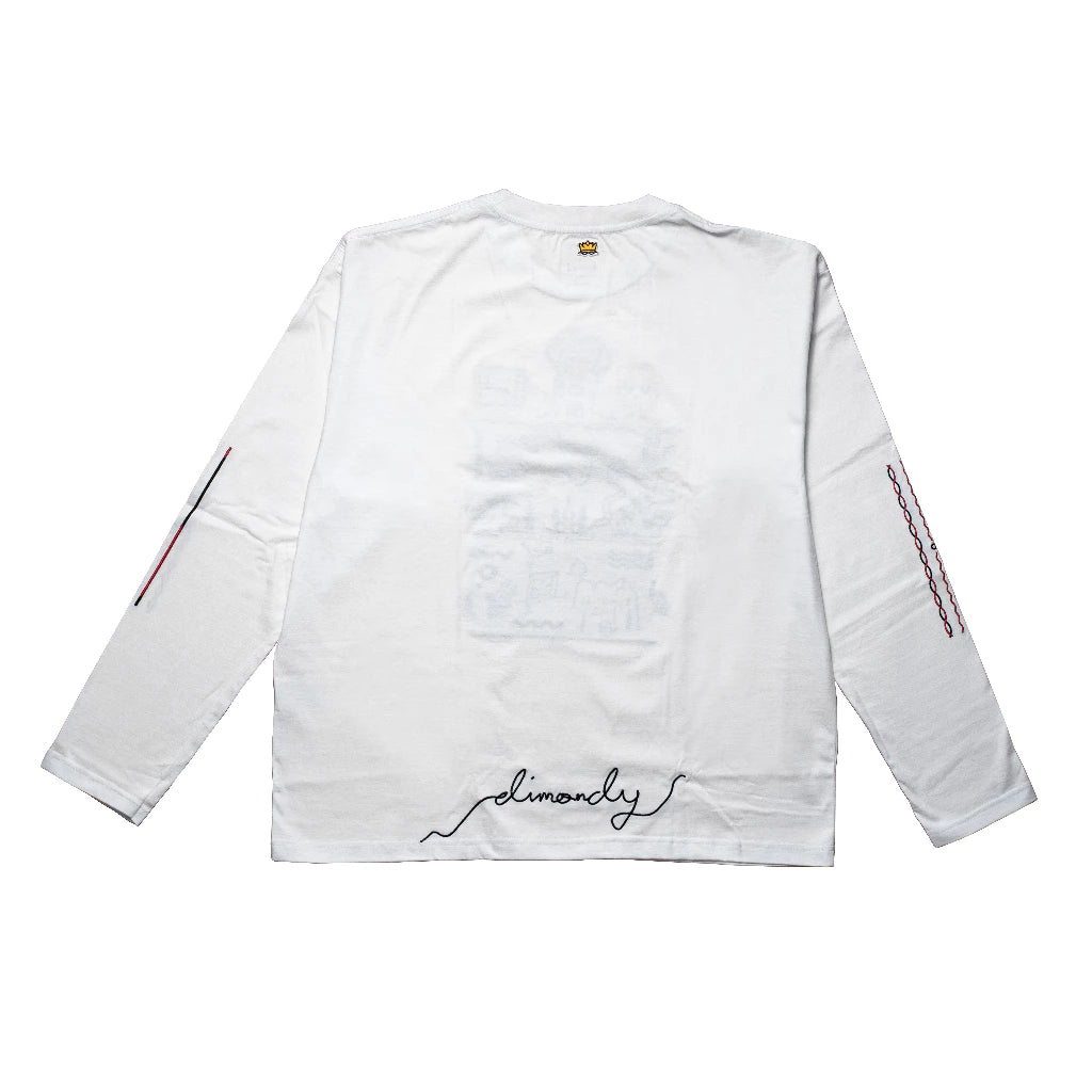 Ancient Relief Adult Long Sleeve T-Shirt - Shimmu And Friends