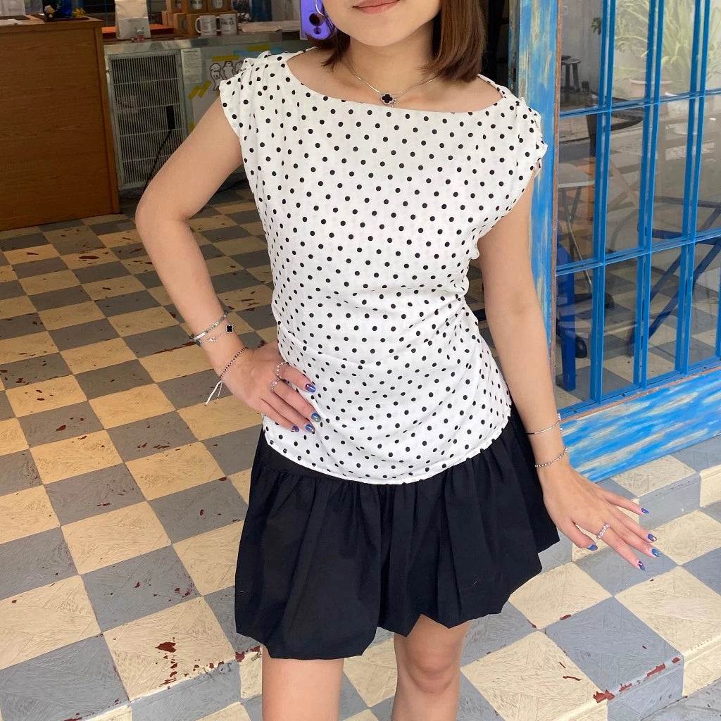 Chloe Polka Top - Bling It On