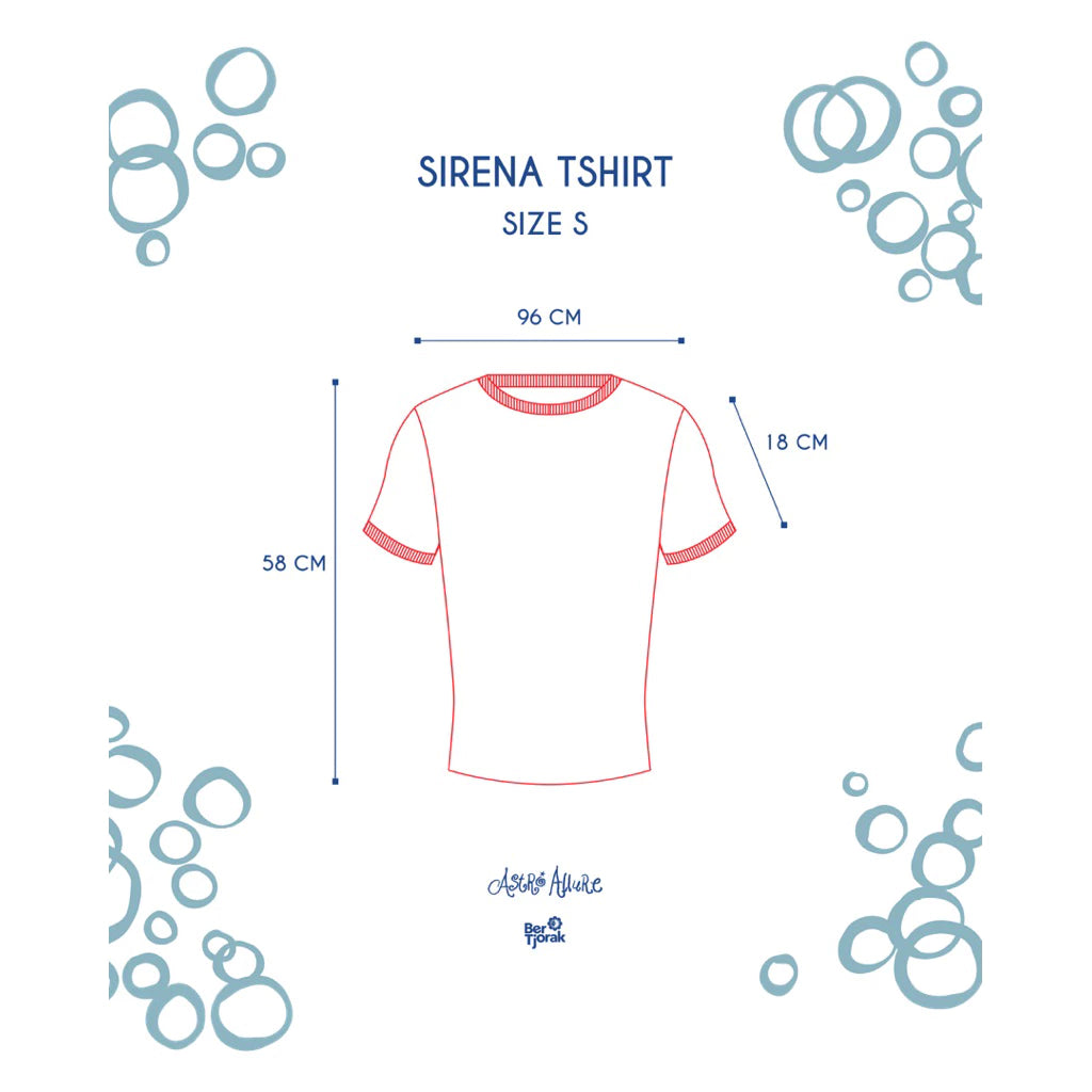 Sirena TShirt White - Bertjorak