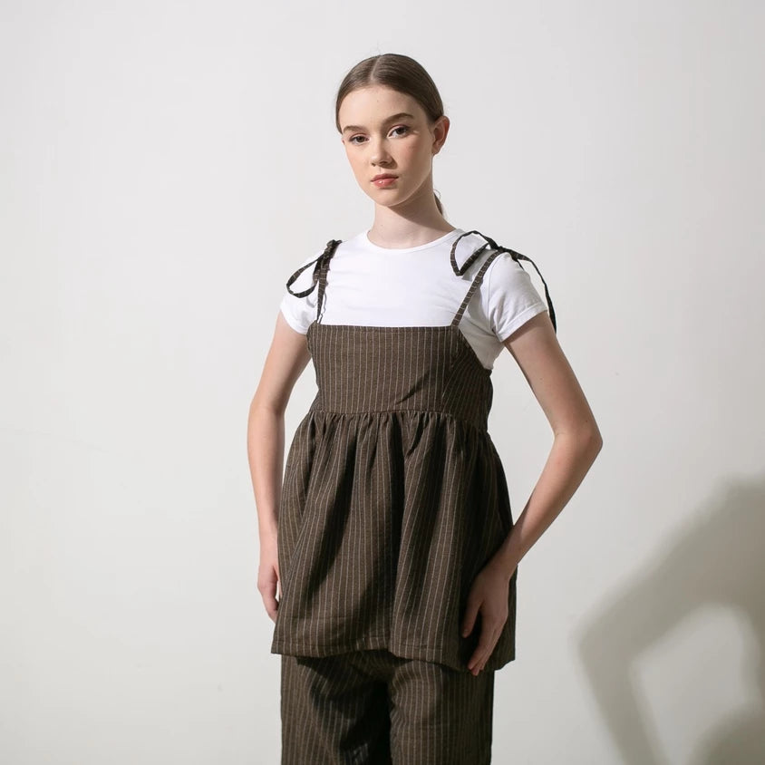 Intempo Mini Dress Brown - Tuff Puff