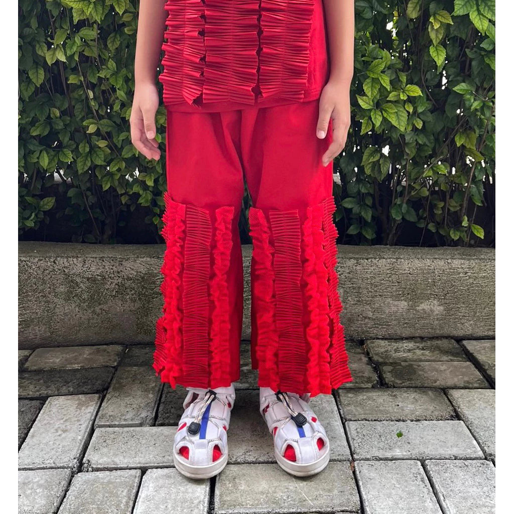 HGL Bambini - Tomato Layers Pants Red - Mplayground