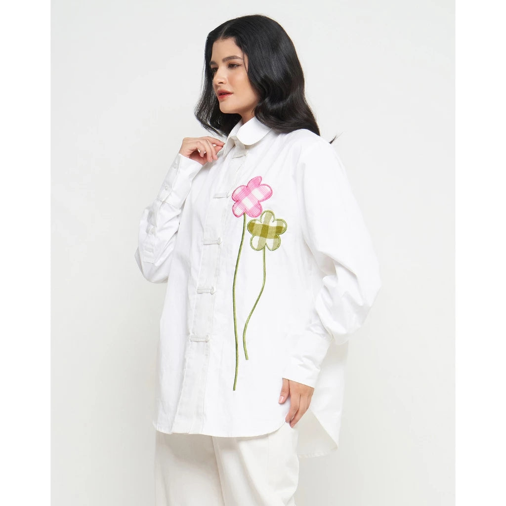 Briony Shirt White - Alexalexa