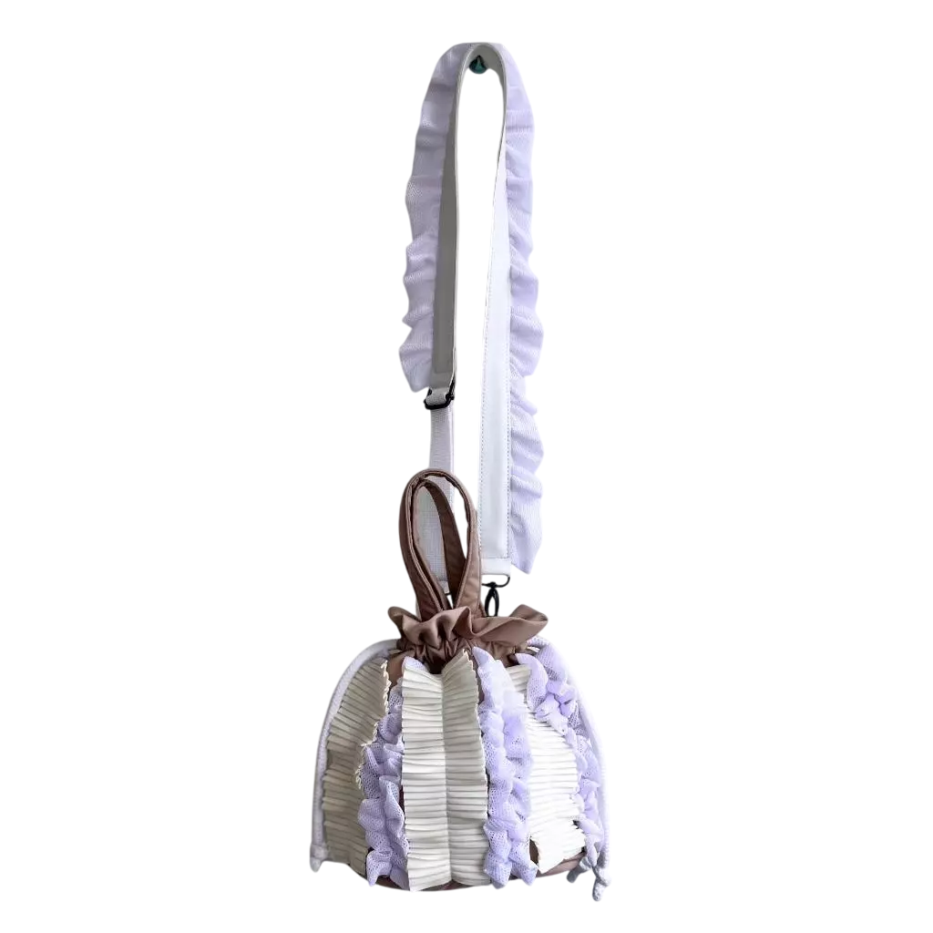 Frilly Creamy Bag Cream