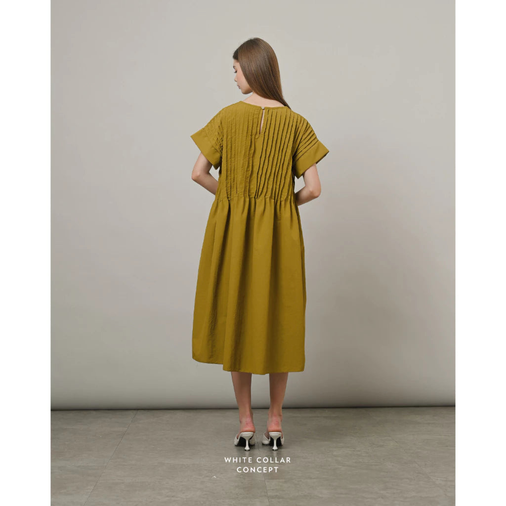 Hazel Dress - White Collar Concept