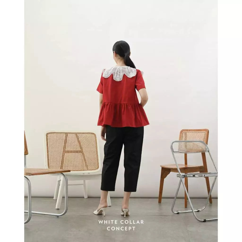 Corra Top - White Collar Concept