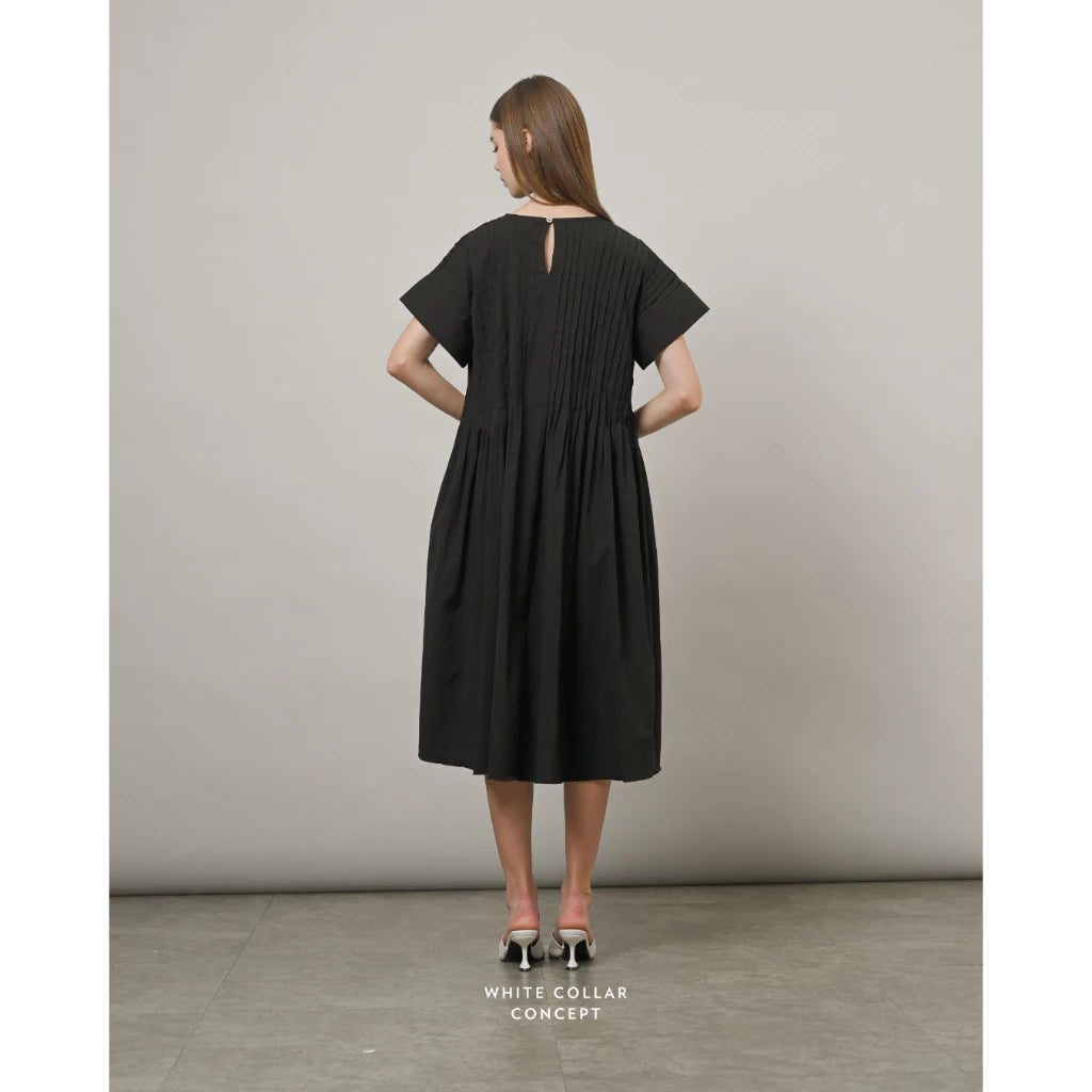 Hazel Dress - White Collar Concept