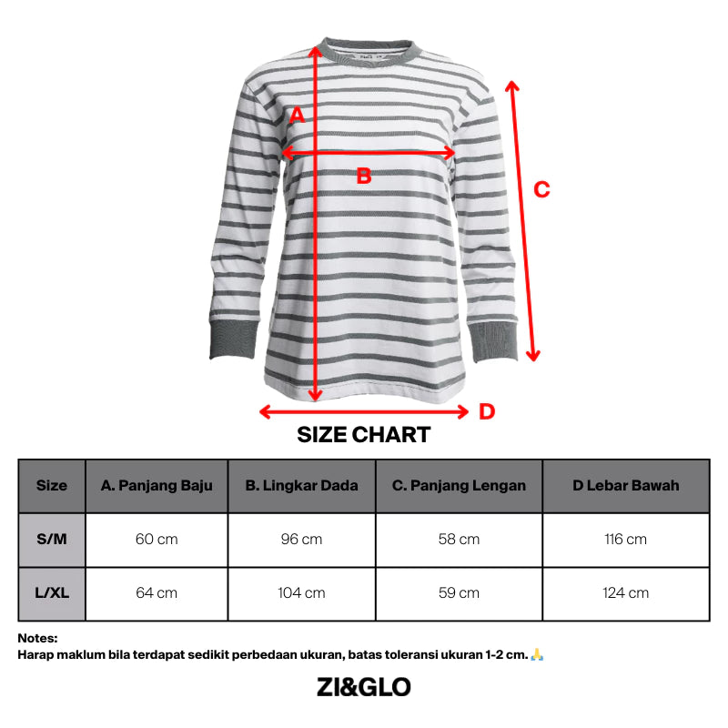 Xia Stripped T-Shirt - Zi & Glo