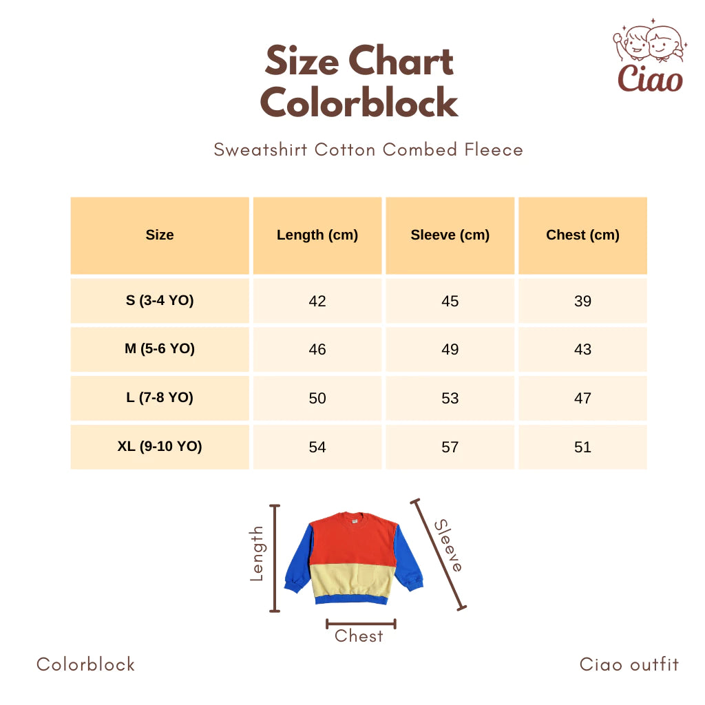 Ciao Colorblock Sweatshirt - Ciao