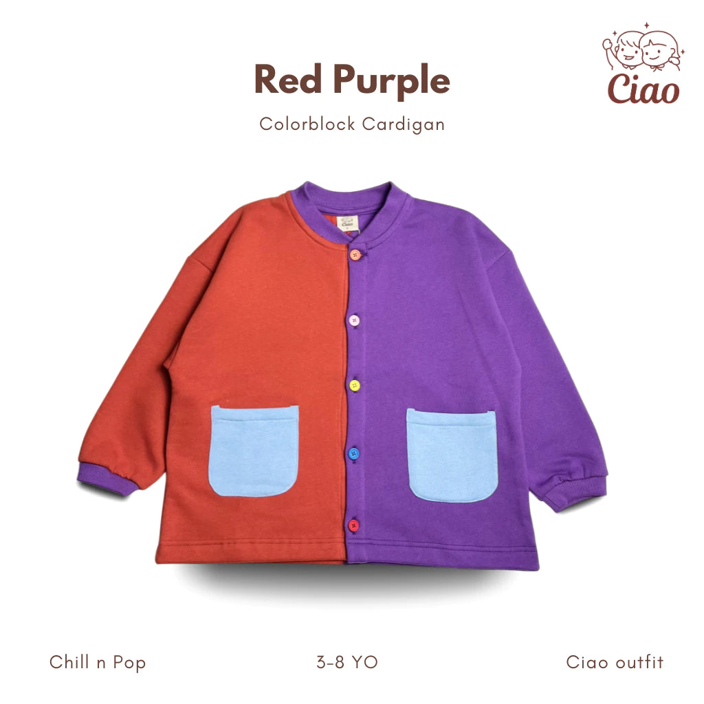 Ciao Colorblock Cardigan - Ciao