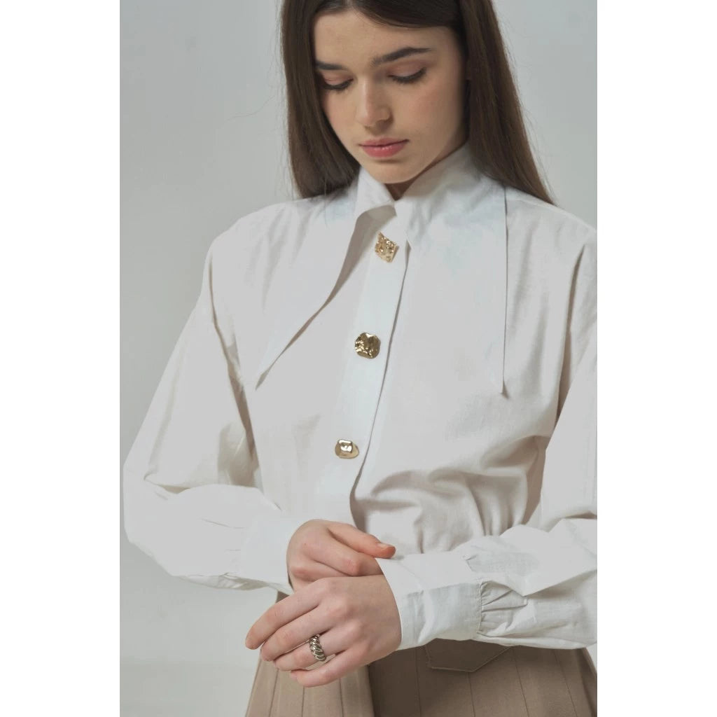 Poppins Shirt Broken White - Morningsol