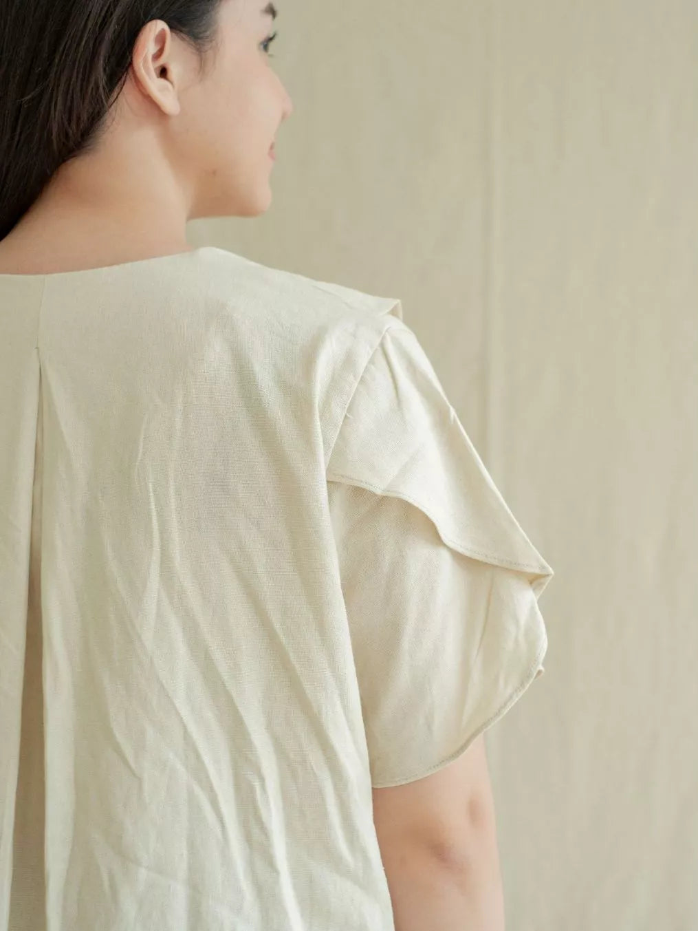 Blouse Ombak - Labuan Linen Wear