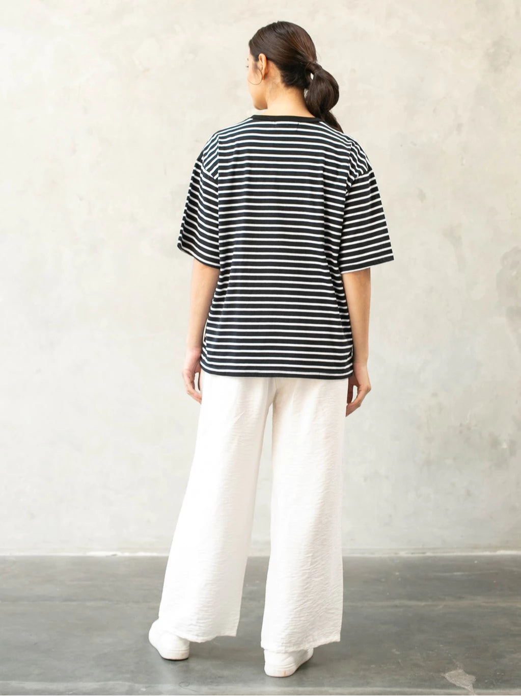 Ribbon Shirt ST Black - Aumone