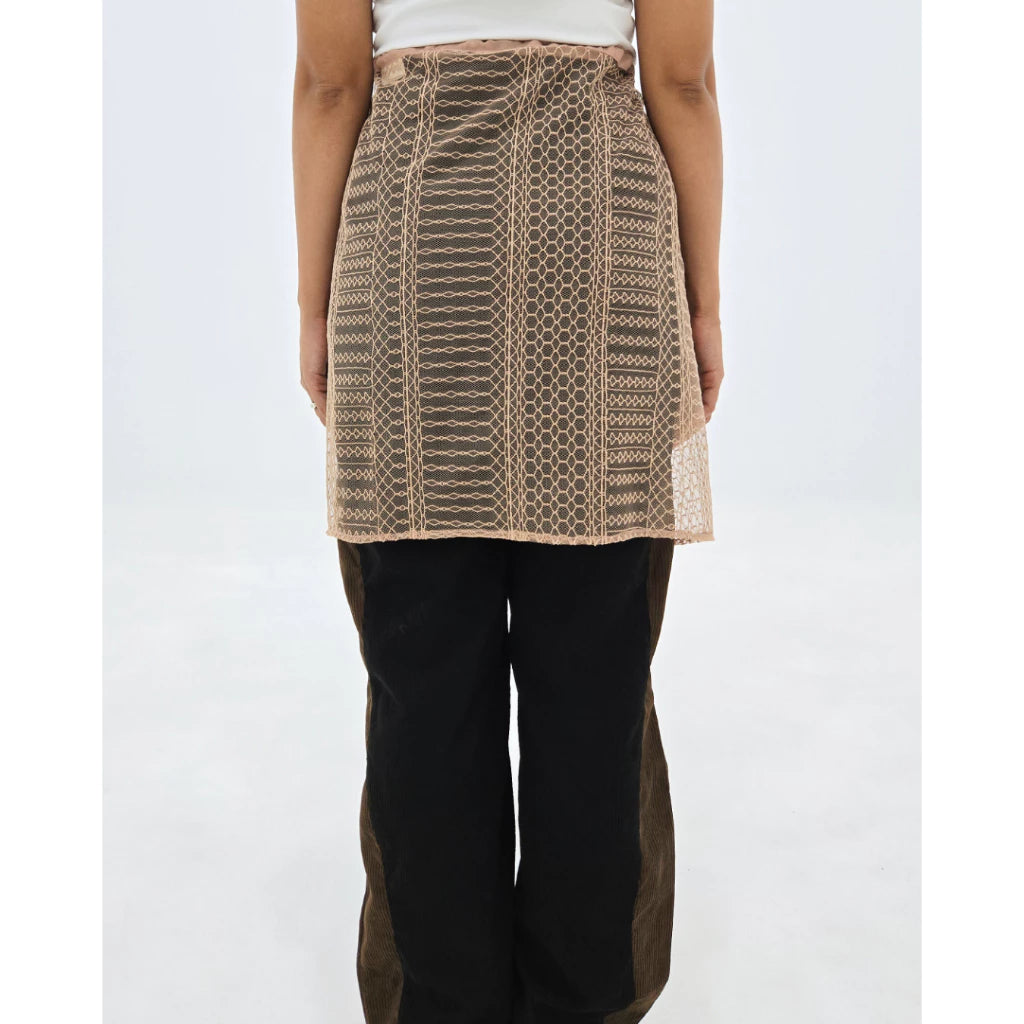 Lily Lace Skirt Brown - Earth Major