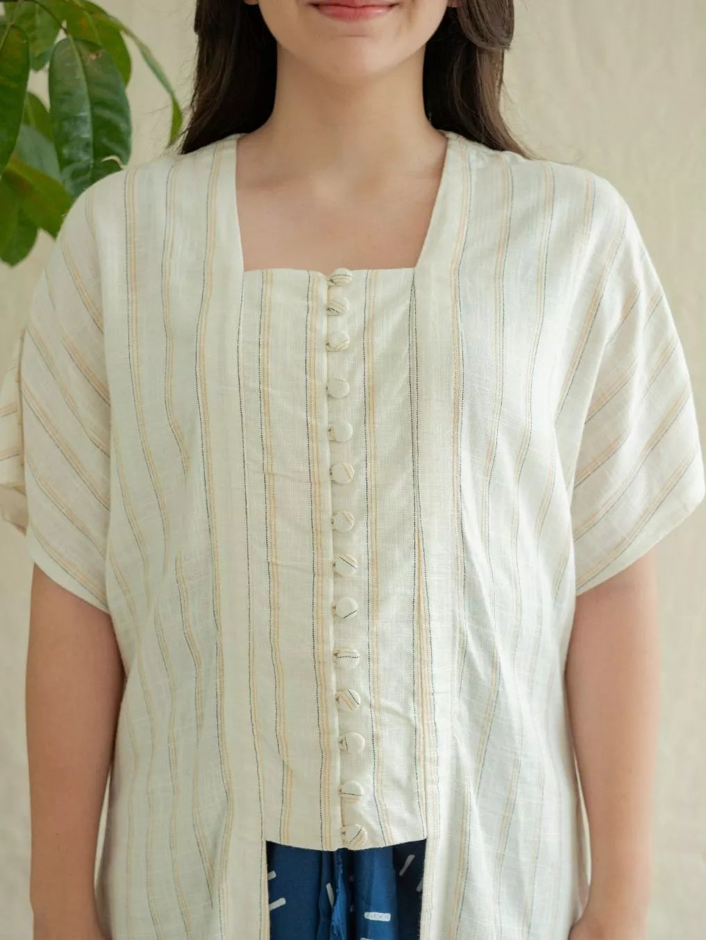 Kebaya Djenar - Salur Putih - Labuan Linen Wear