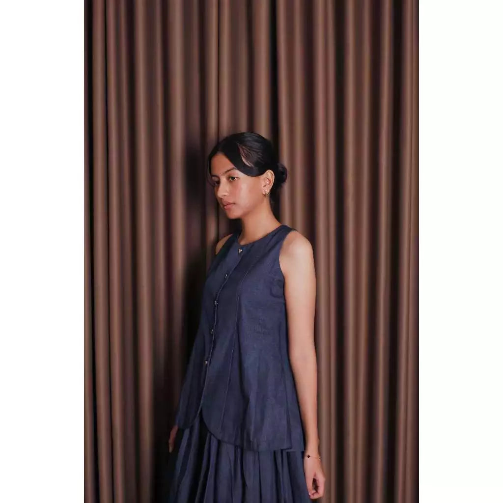 Lea Tops Denim - Jinzu