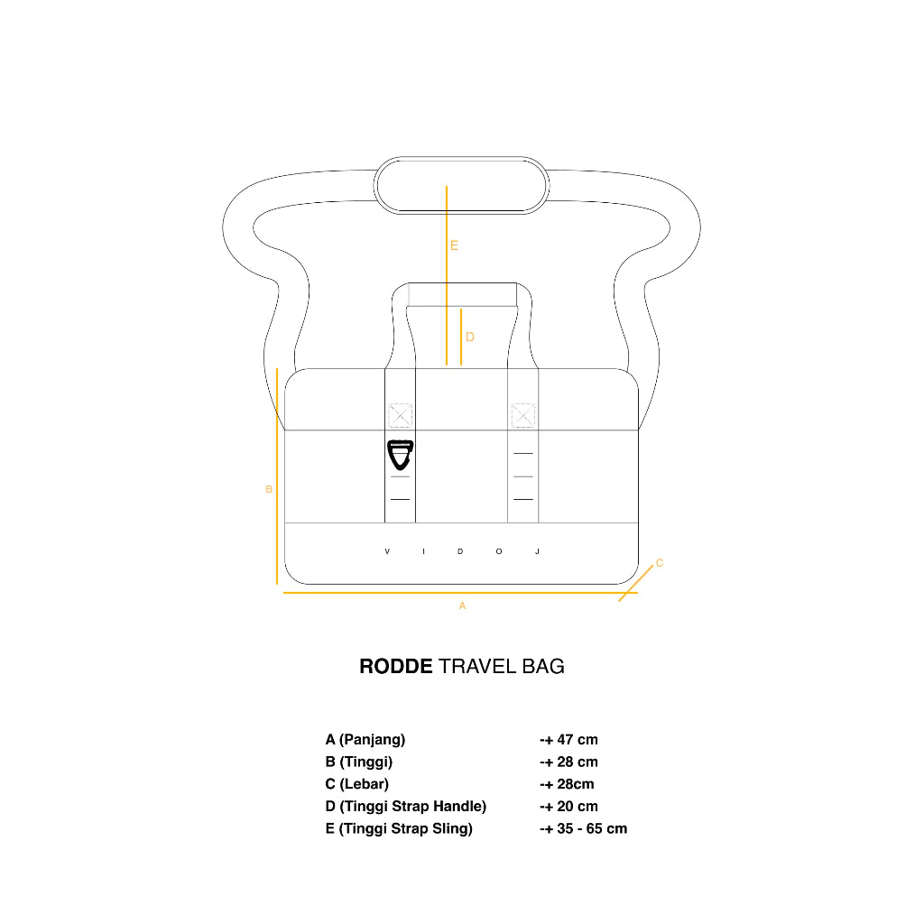 Rodde Travel Bag - Vidoj