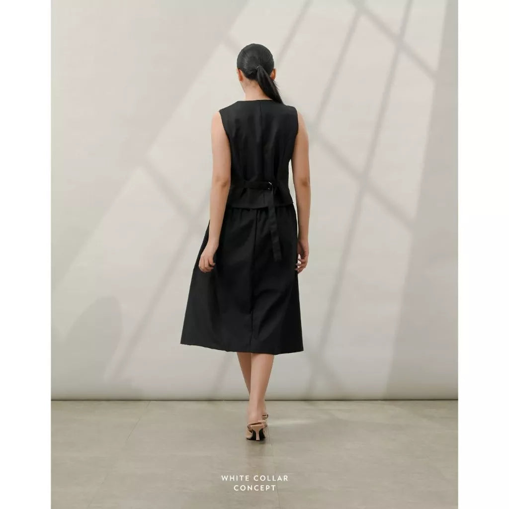 Misae Vest Houndstooth - White Collar Concept