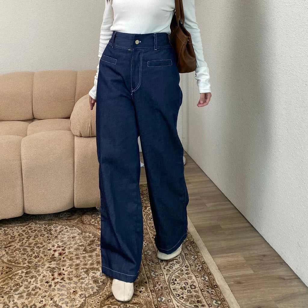 Kyra Pants Denim - Bling It On
