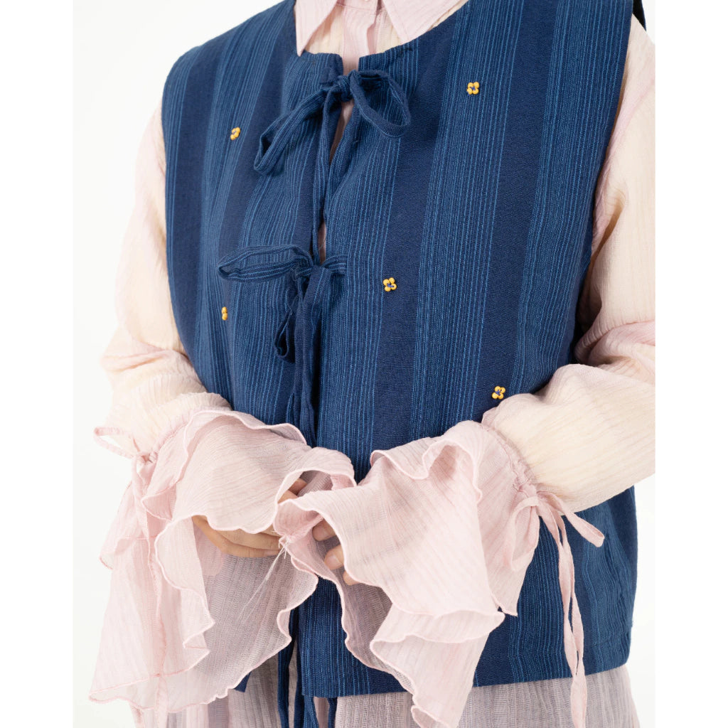 Aluna Vest Blue - Earth Major