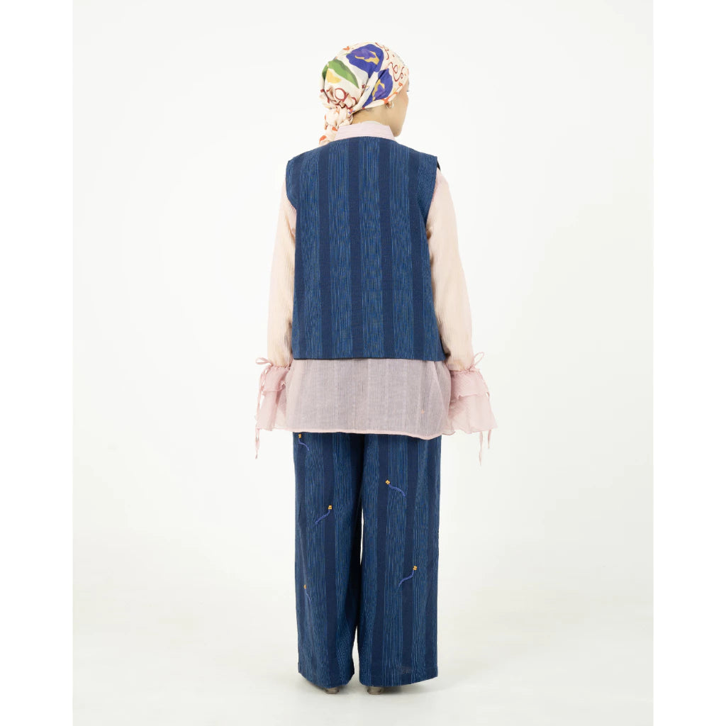 Aluna Vest Blue - Earth Major