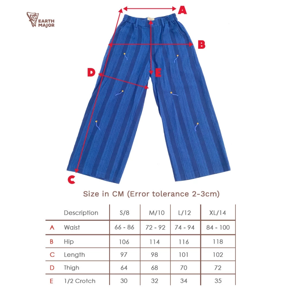 Butterfly Pea Pants Blue - Earth Major