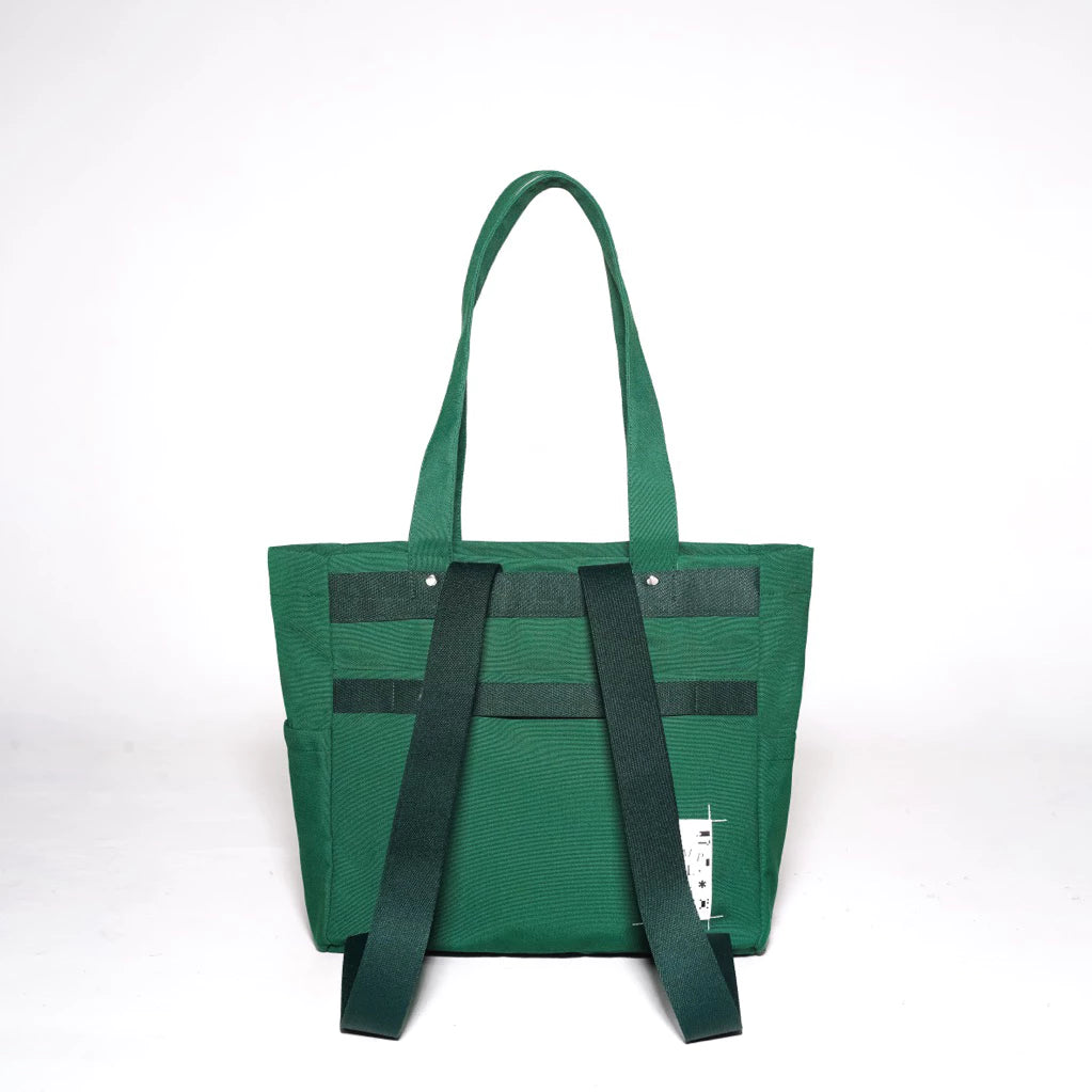 Libris 2 In 1 Bag Green - Lou Tropics