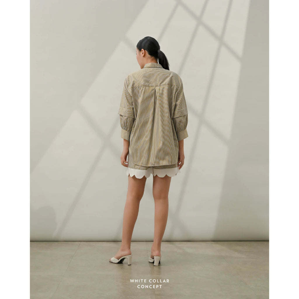 Bow Shirt - White Collar Concept
