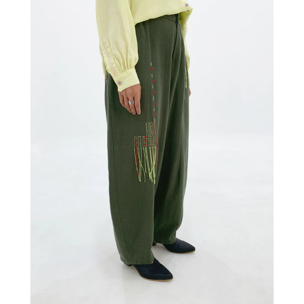 Lilac Pants Green - Earth Major