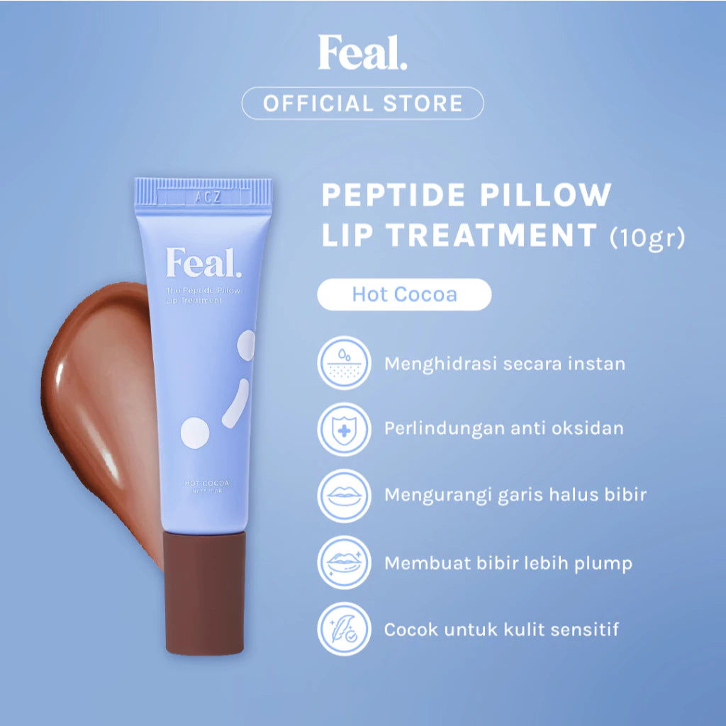 The Peptide Pillow Lip Treatment - Hot Cocoa - Feal