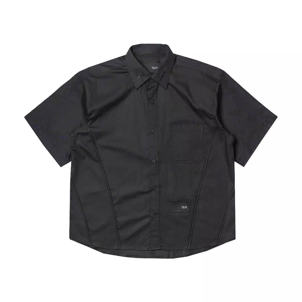 Key Black Boxy Shirt - SVH Official