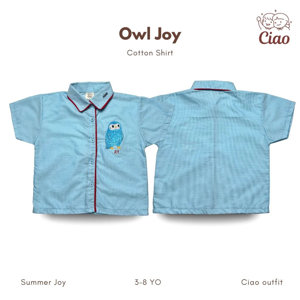 Ciao Owl Joy Shirt Color Blue - Ciao
