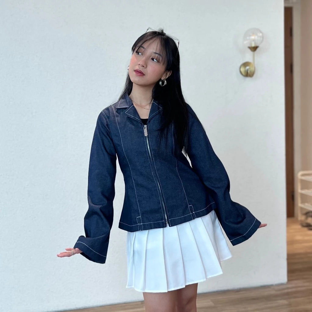 Ivy Denim Jacket - Bling It On