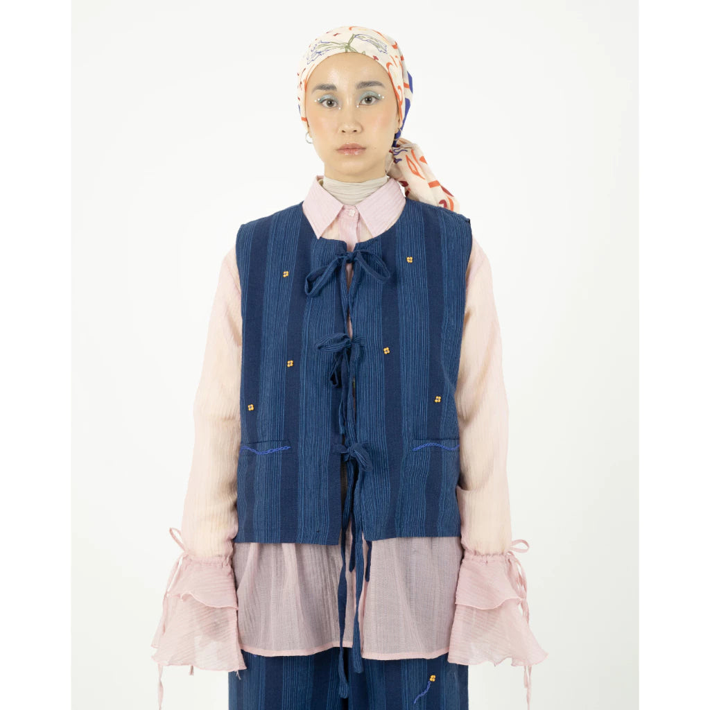 Aluna Vest Blue - Earth Major