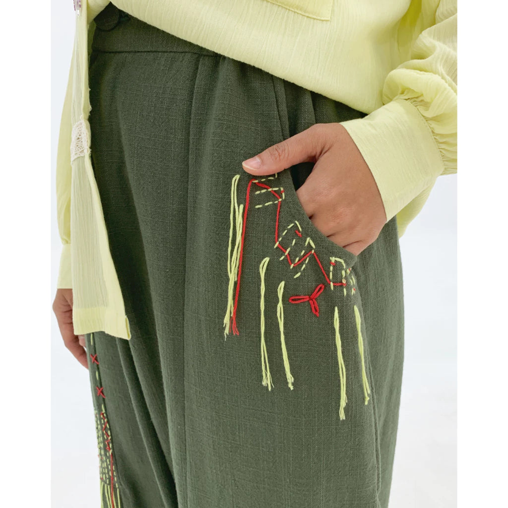 Lilac Pants Green - Earth Major