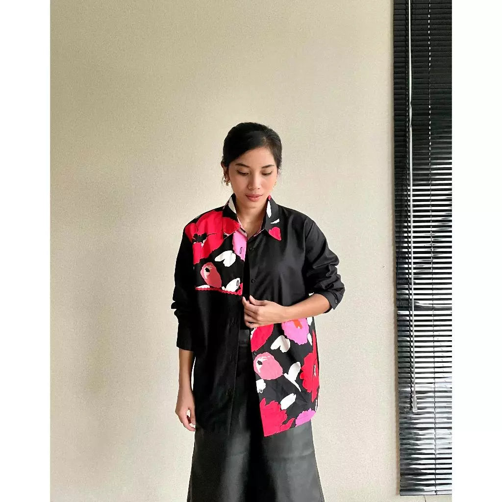 Bianca Shirt Black - Mine