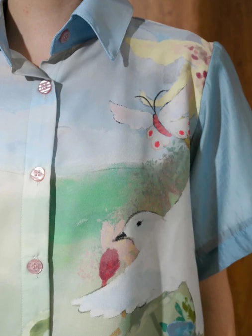 Sparrow Charm Shirt Short Sleeve - LR Studio
