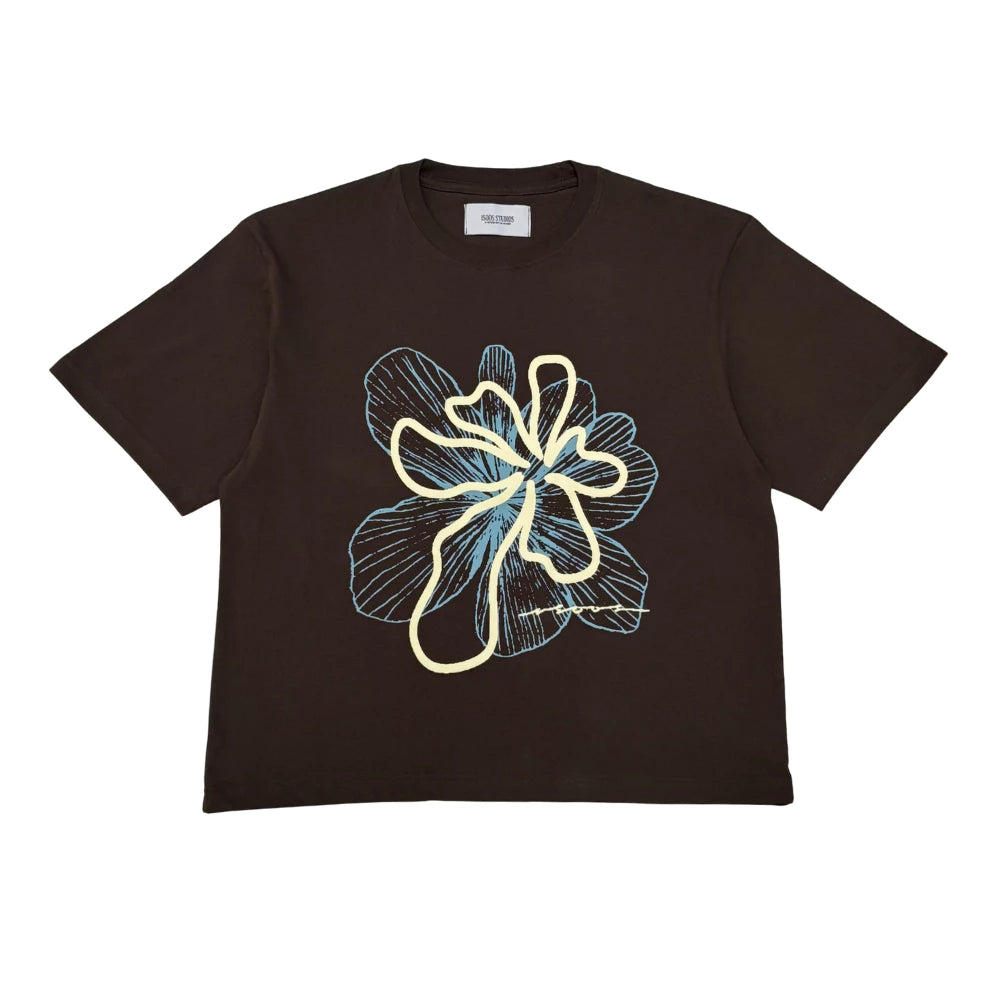 Zaya T-Shirt Dark Brown - Isoos Studios
