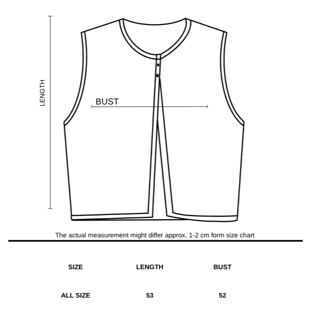 Ella Vest Navy - Eotes