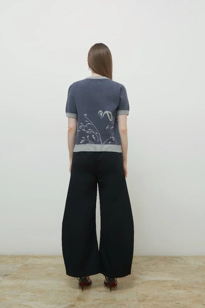 Aven Knit Top Grey -Isoos Studios