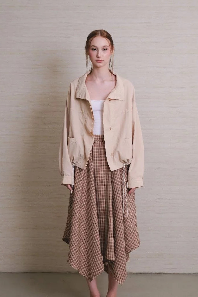 Noelle Top Beige - Jinzu